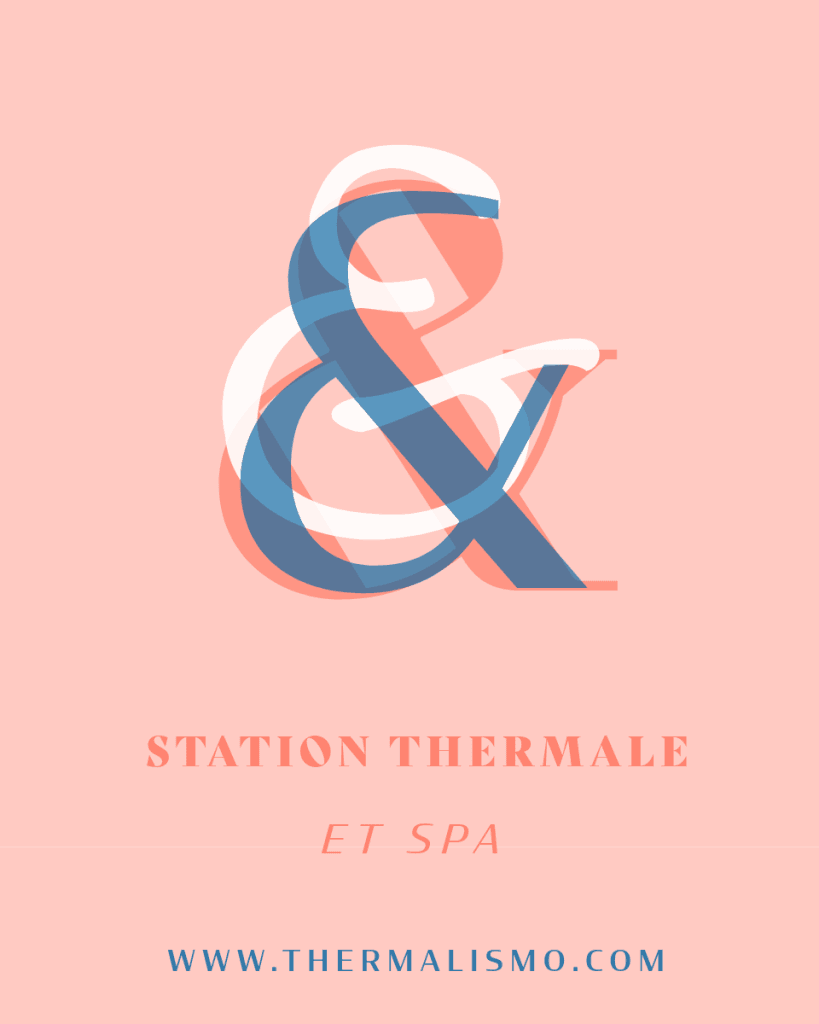 Image d’un logotype qui a la forme d'un “&” avec “Station Thermale” et “Et Spa” noté en dessous