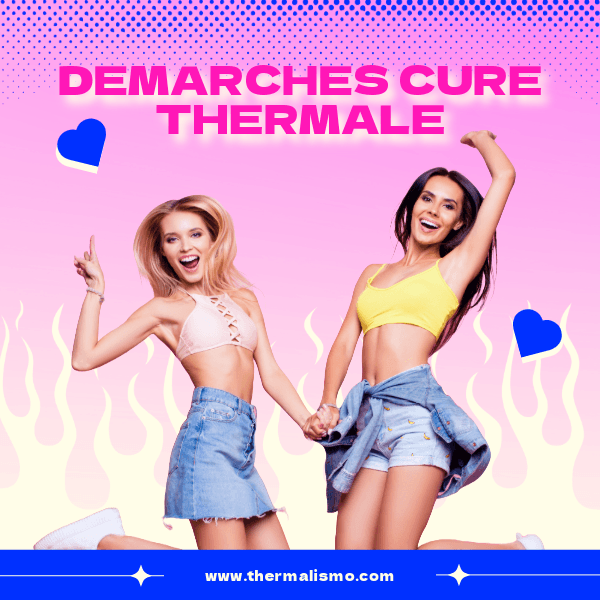 Illustration moderne et colorée pour thermalismo.com, symbolisant la simplification des démarches administratives pour votre cure thermale, même si vous appréhendez la paperasse.